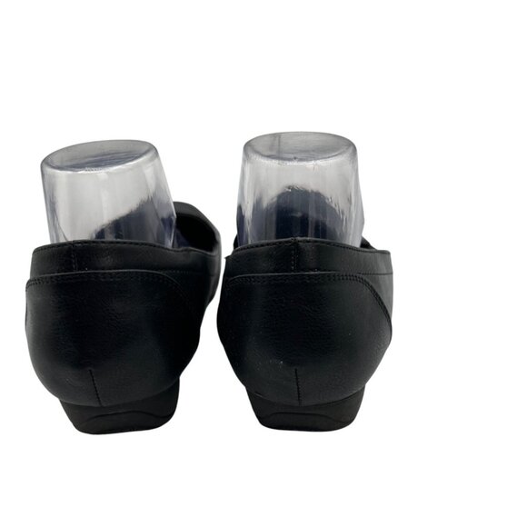 Clarks Size 10W Flex Step Clasic Stylist Black Comfort Shoes - Picture 7 of 9